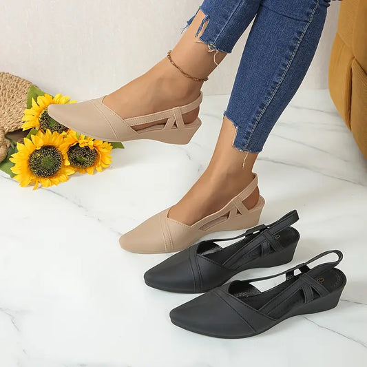 ZAPATOS DE CUÑA CLARISSE | CUERO PREMIUM