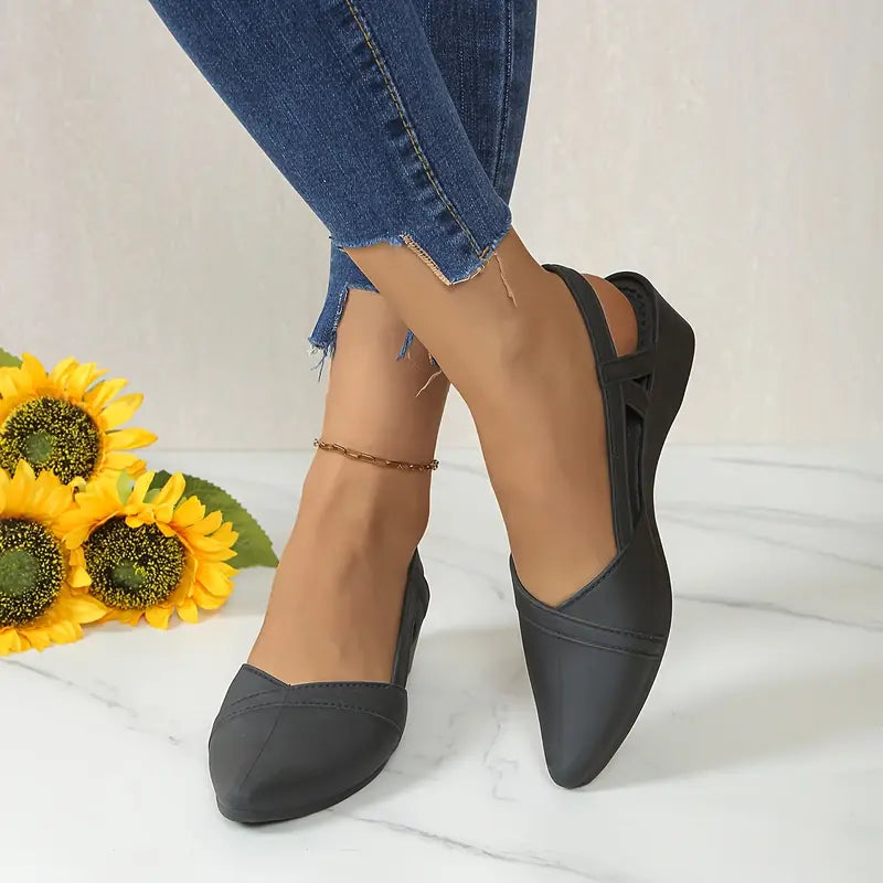 ZAPATOS DE CUÑA CLARISSE | CUERO PREMIUM