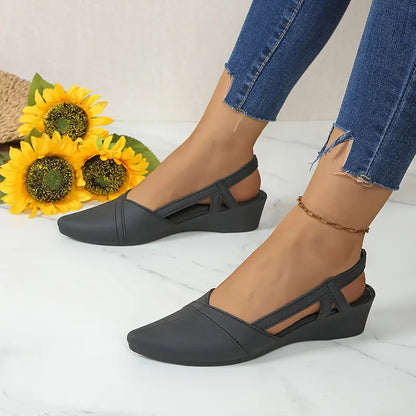 ZAPATOS DE CUÑA CLARISSE | CUERO PREMIUM